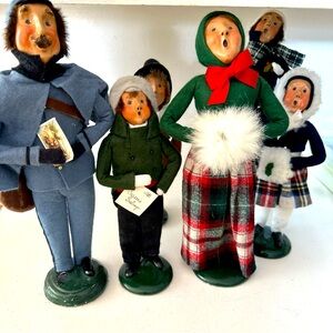 Vintage Lot of 6 Byers' Choice Carolers